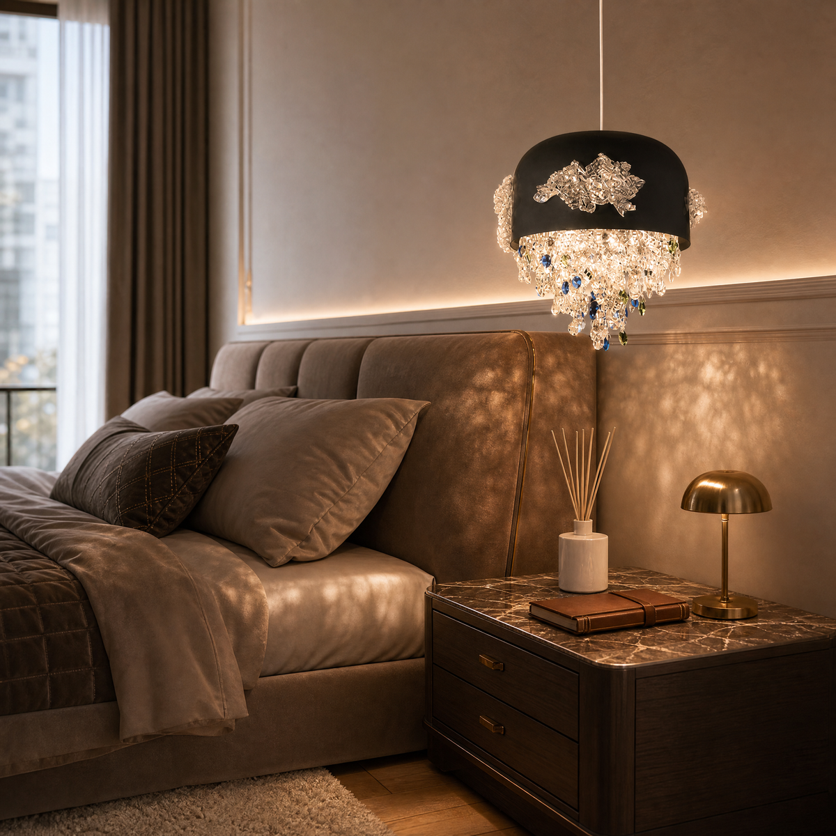 Floral Glory Modern Sculptural Pendant Light