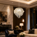 Floral Glory Modern Sculptural Pendant Light - scene