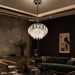 Floral Glory Modern Sculptural Pendant Light - scene