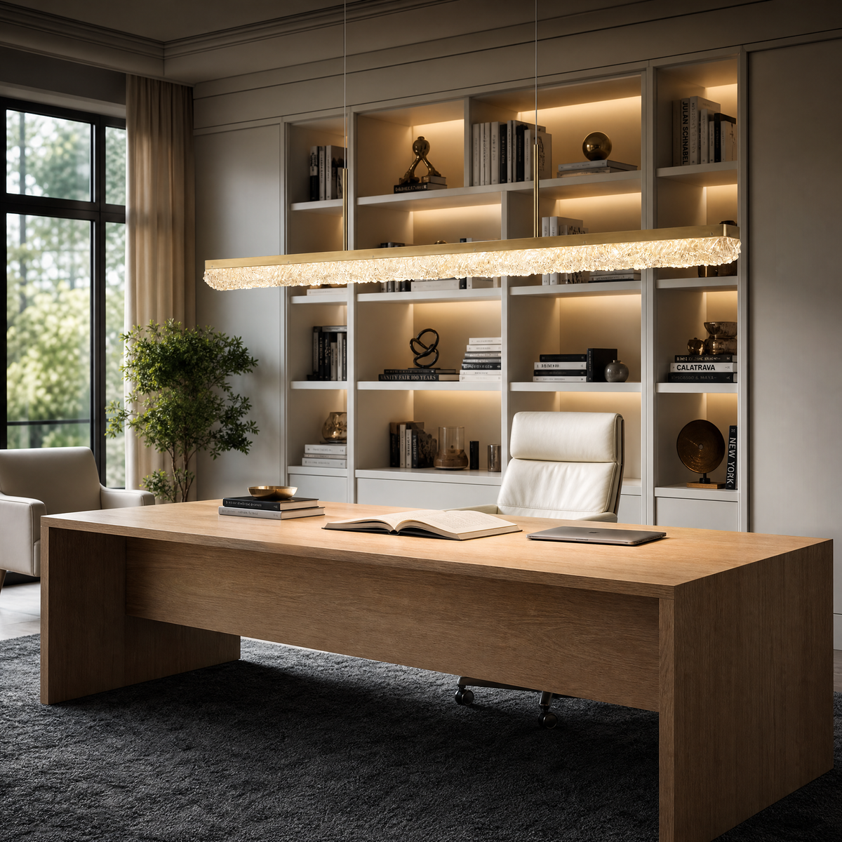 Flourish Modern Linear Dining Pendant Light