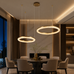Flourish Modern Multi-Tier Cluster Chandelier - scene