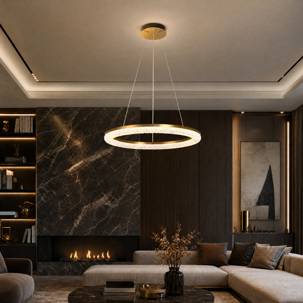 Flourish Modern Sculptural Pendant Light