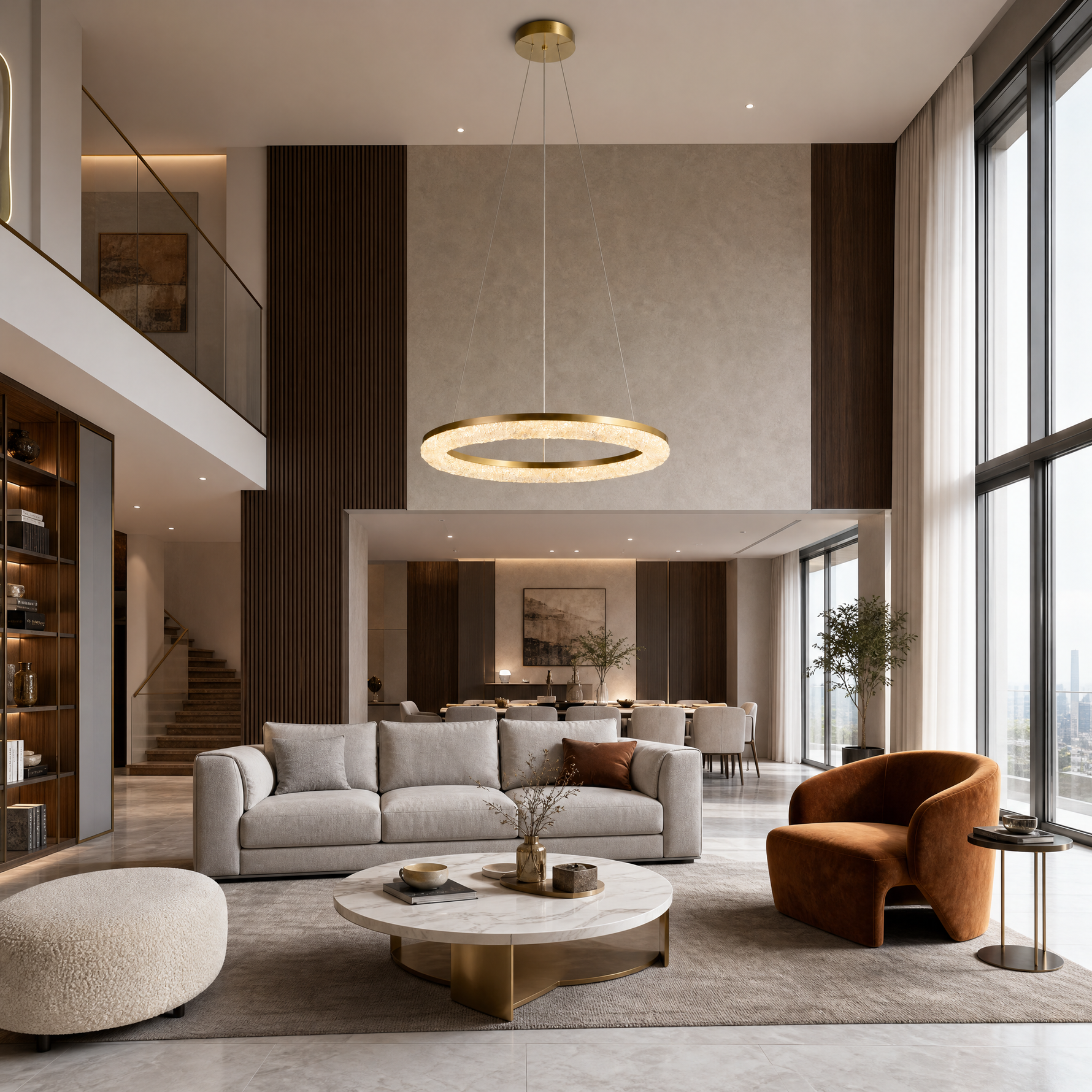Flourish Modern Sculptural Pendant Light