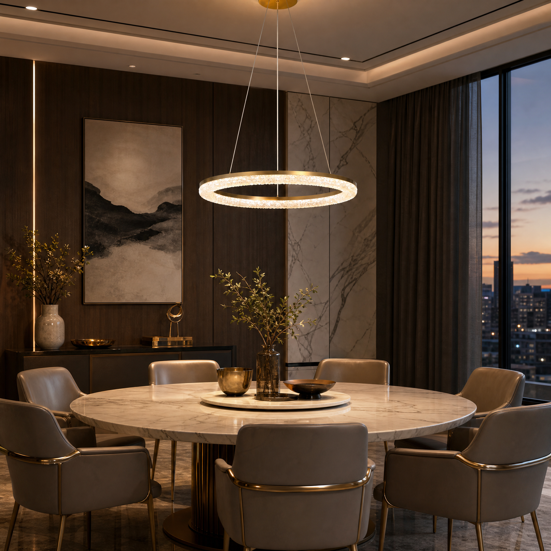 Flourish Modern Sculptural Pendant Light