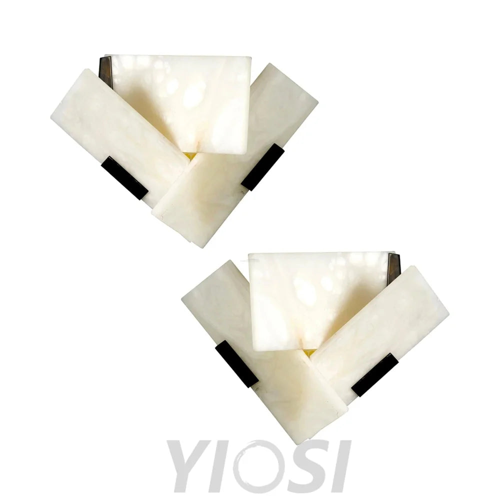 Fly Alabaster Wall Sconce - Alabaster, Alabaster Wall Lamp-1-Yiosilamp