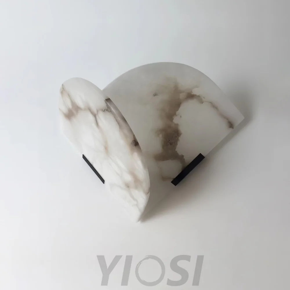 Fly Gaby Alabaster Wall Sconce - Alabaster, Alabaster Wall Lamp-1-Yiosilamp