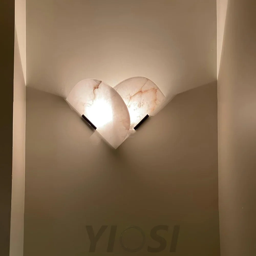 Fly Gaby Alabaster Wall Sconce - Alabaster, Alabaster Wall Lamp-1-Yiosilamp