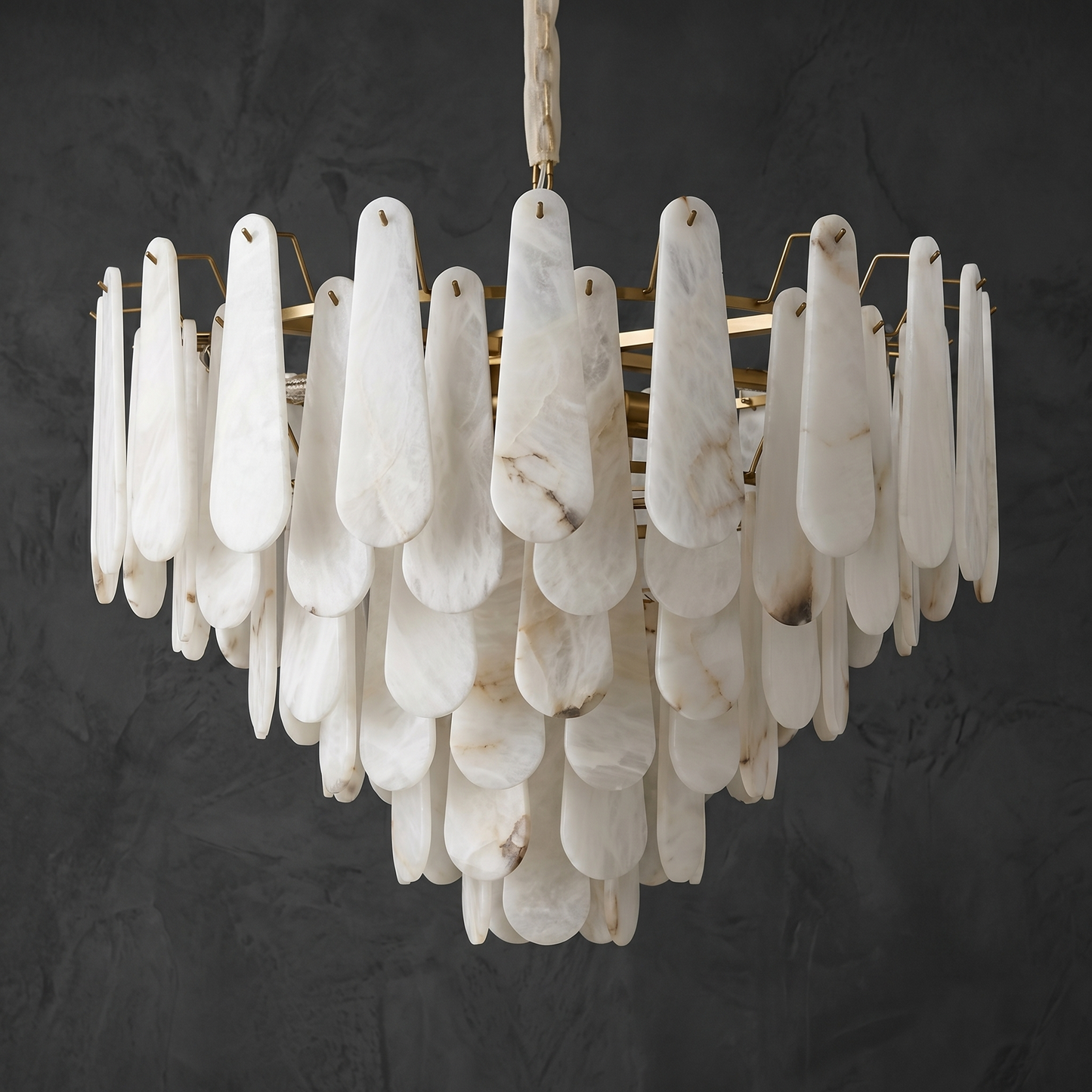 Yiosi Foglia Feather Layer Chandelier - Image 2