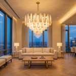 Yiosi Foglia Feather Layer Chandelier - Image 3