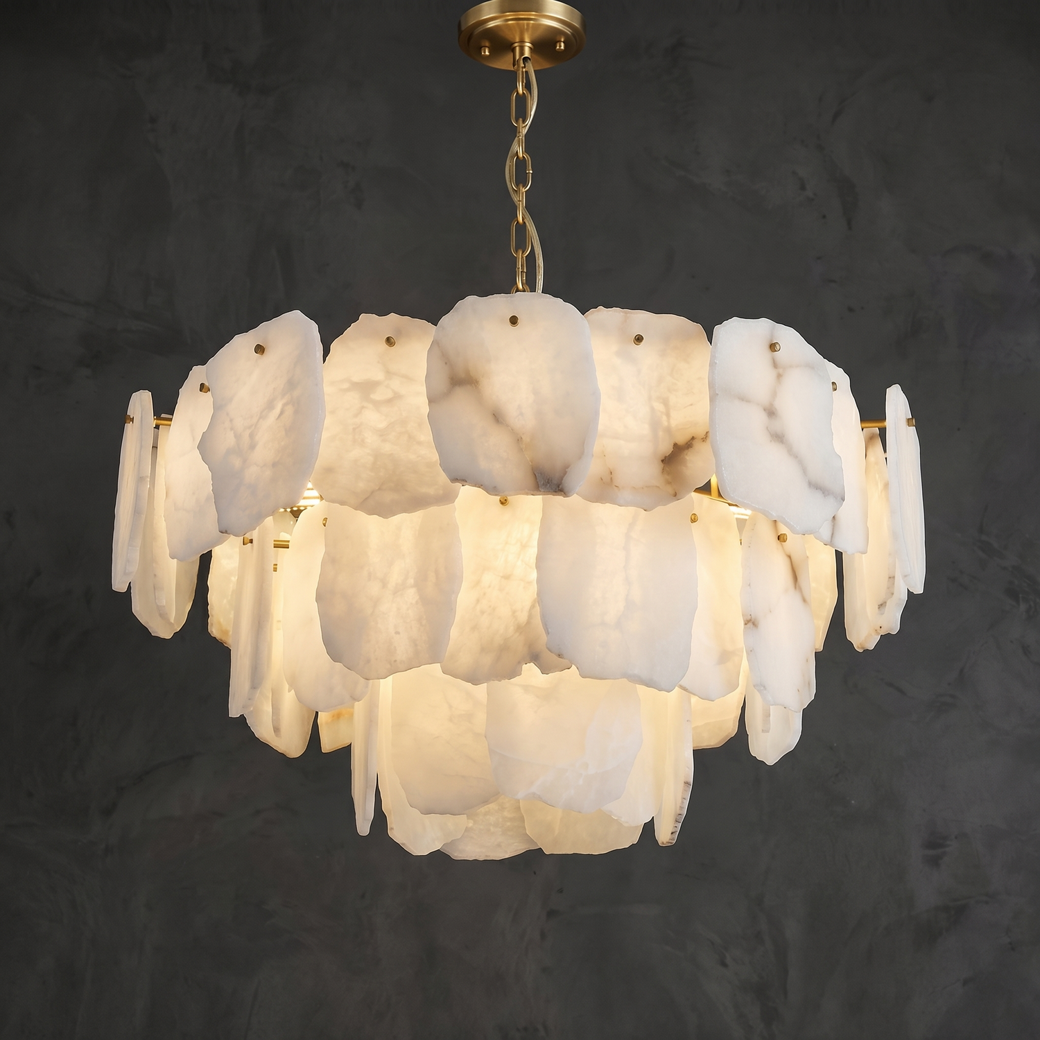 Yiosi Foglia Leaf Tier Chandelier - Image 1