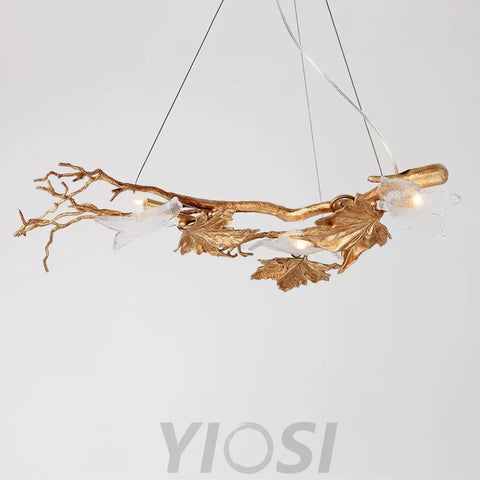 Folio Branch Type Brass Chandelier - Branch-1-Yiosilamp