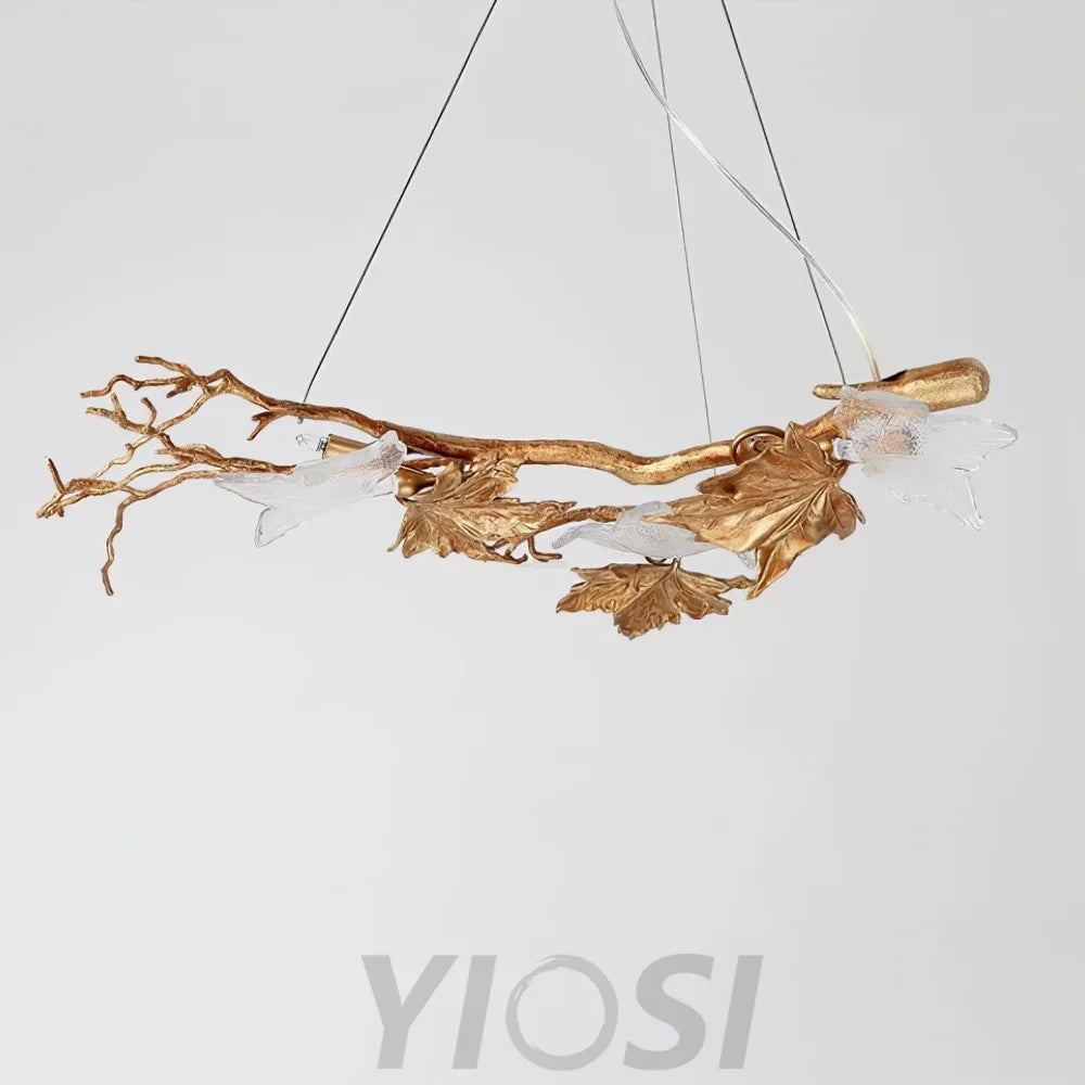 Folio Branch Type Brass Chandelier - Branch-1-Yiosilamp