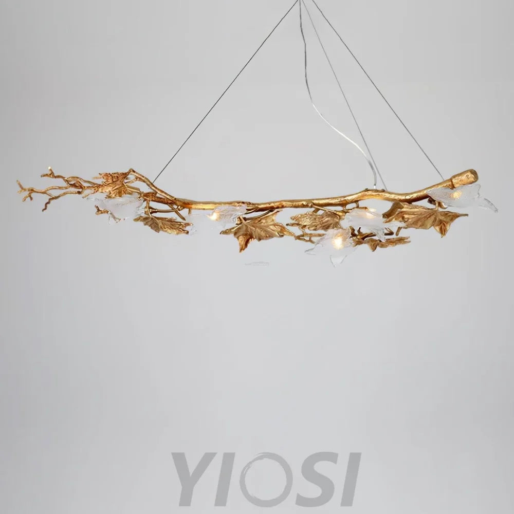 Folio Branch Type Brass Chandelier - Branch-1-Yiosilamp