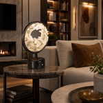 Fortune Cascade Modern Crystal Table Lamp