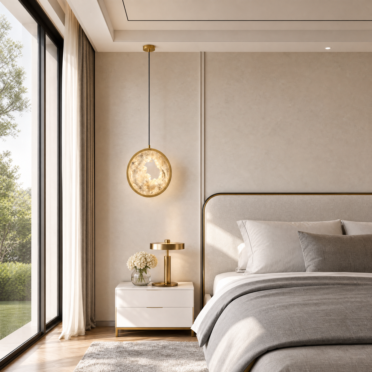 Fortune Cascade Modern Sculptural Pendant Light