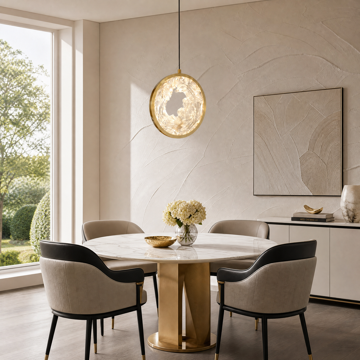 Fortune Cascade Modern Sculptural Pendant Light