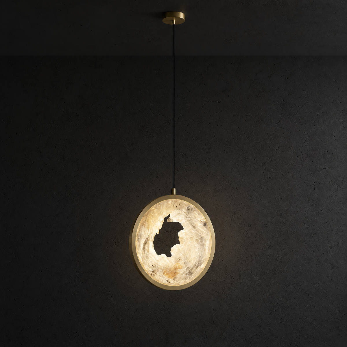 Fortune Cascade Modern Sculptural Pendant Light - main