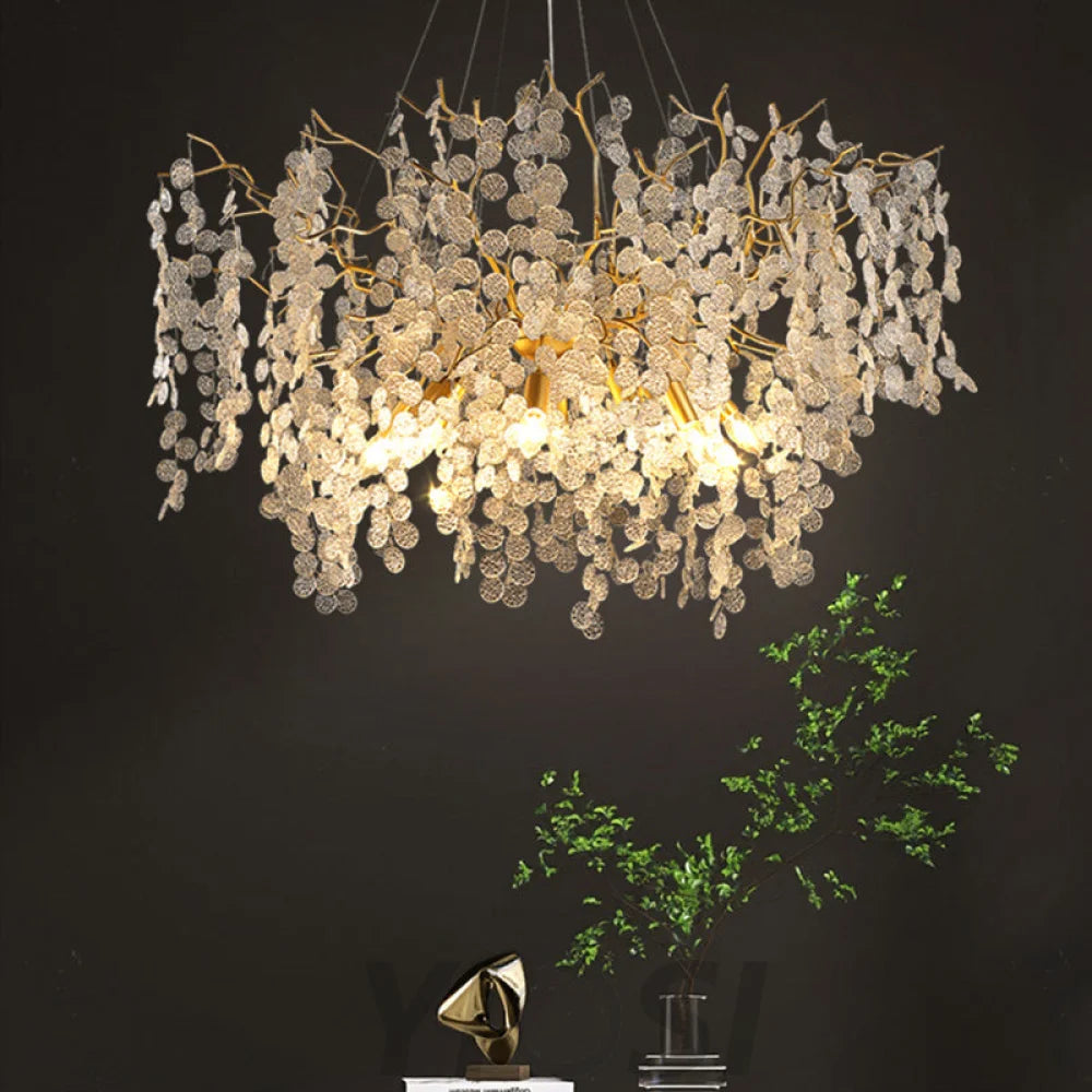 Fortune Tree Pendant Light Fixtures Hanging Chandeliers For Dining Room Branch Chandelier