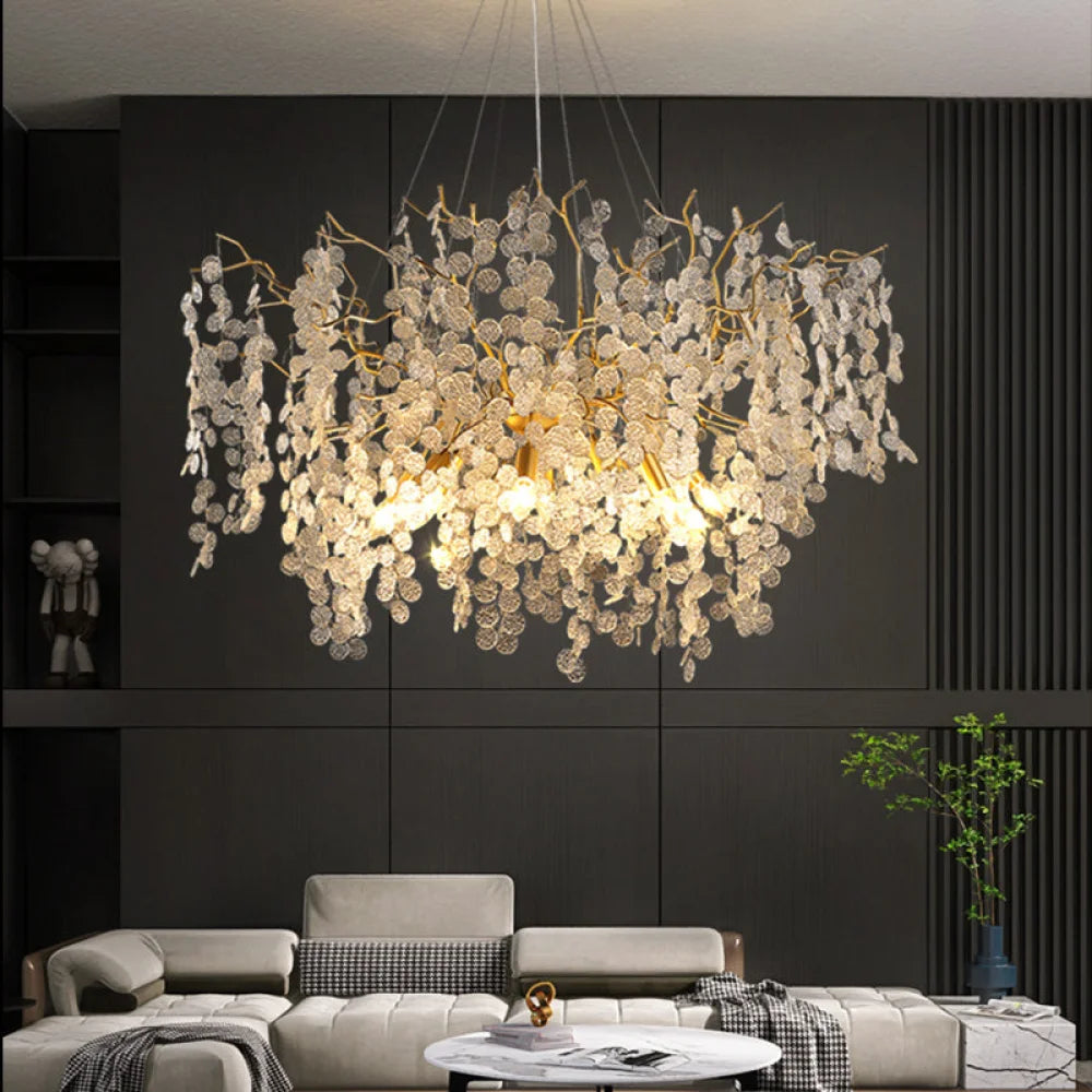 Fortune Tree Pendant Light Fixtures Hanging Chandeliers For Dining Room Branch Chandelier