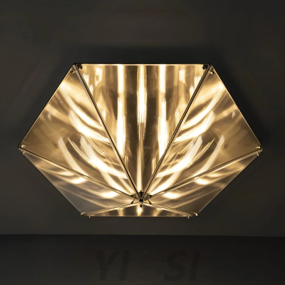 Fragment Celing Lamp ∅ 15.7″ - Art Glass-1-Yiosilamp