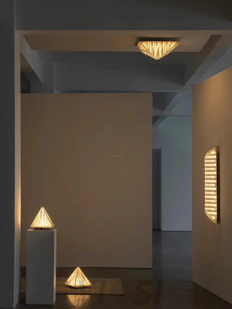 Fragment Celing Lamp ∅ 15.7″ - Art Glass-1-Yiosilamp