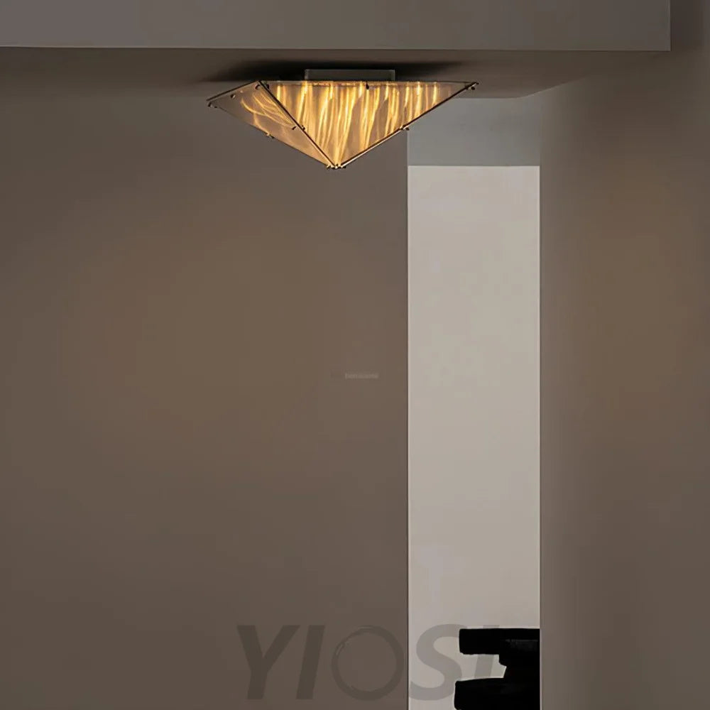Fragment Celing Lamp ∅ 15.7″ - Art Glass-1-Yiosilamp