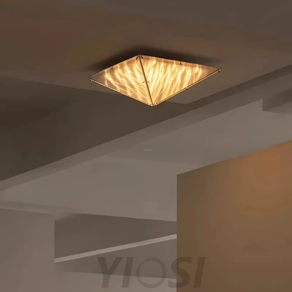 Fragment Celing Lamp ∅ 15.7″ - Art Glass-1-Yiosilamp