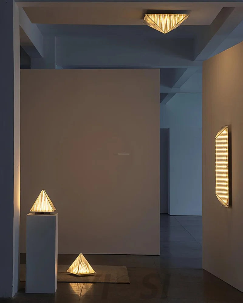 Fragment Celing Lamp ∅ 15.7″ - Art Glass-1-Yiosilamp
