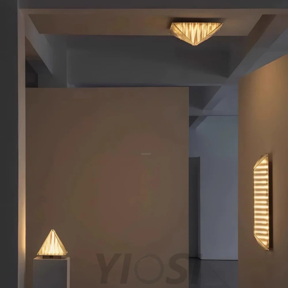 Fragment Celing Lamp ∅ 15.7″ - Art Glass-1-Yiosilamp