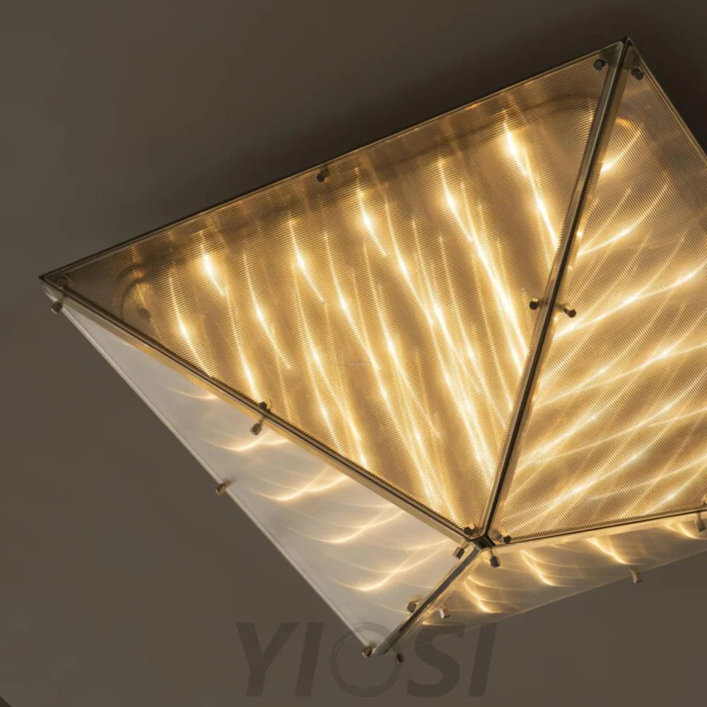 Fragment Celing Lamp ∅ 15.7″ - Art Glass-1-Yiosilamp