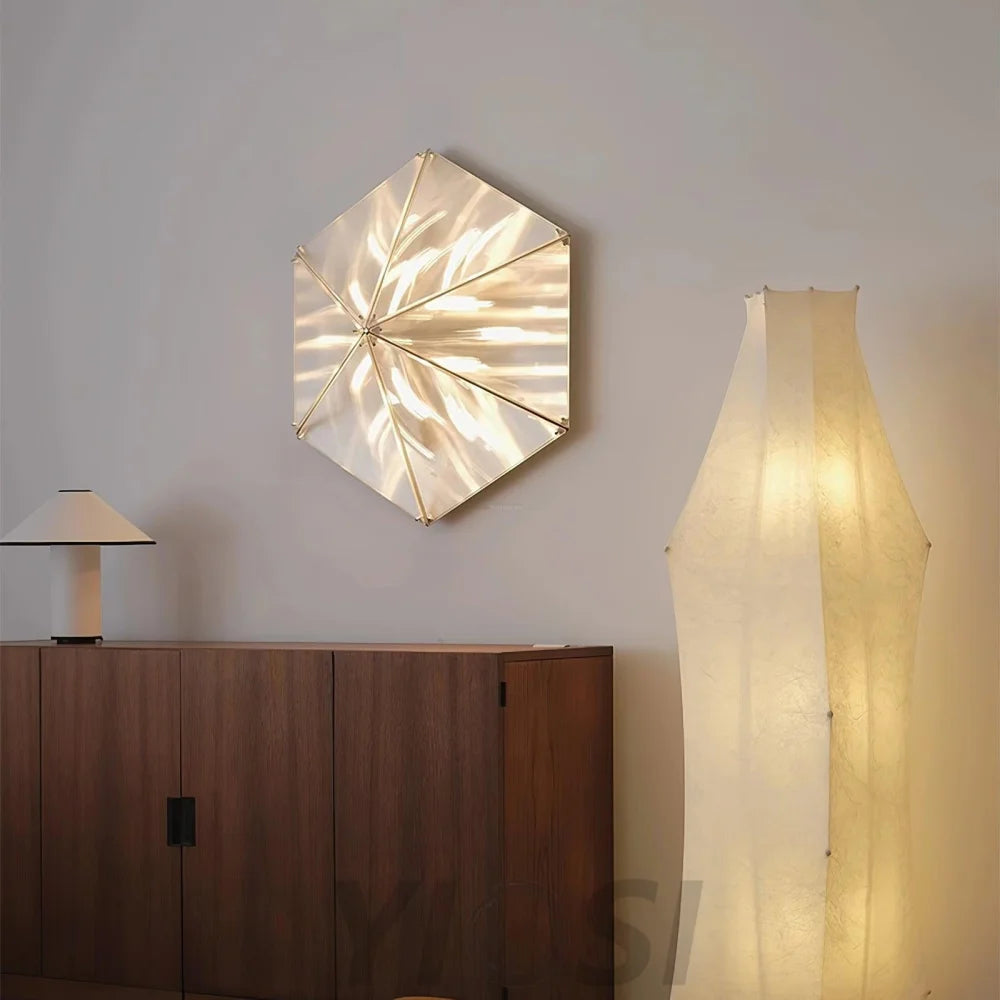Fragment Celing Lamp ∅ 15.7″ - Art Glass-1-Yiosilamp