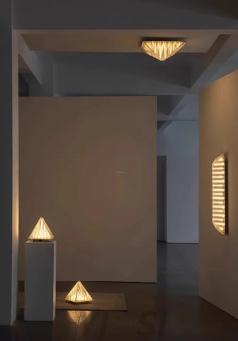 Fragment Celing Lamp ∅ 15.7″ - Art Glass-1-Yiosilamp