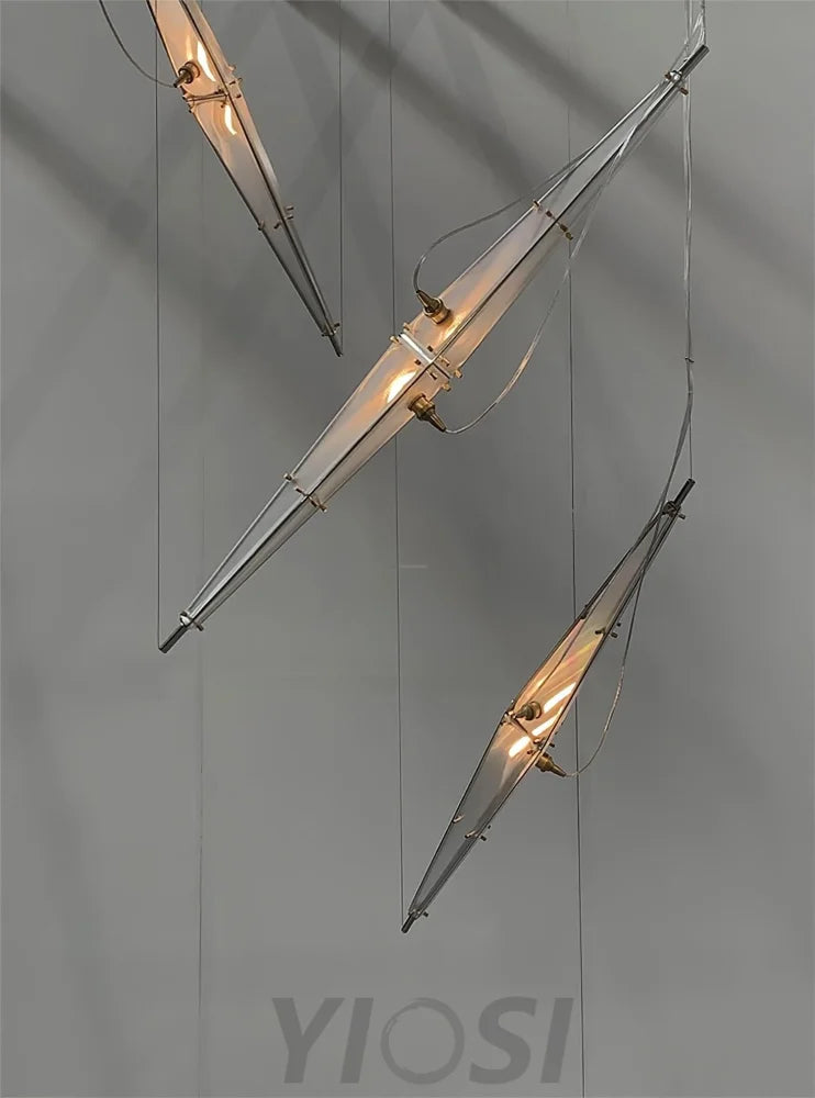 Fragment Pendant Lamp L 30.3″ - Swab-1-Yiosilamp