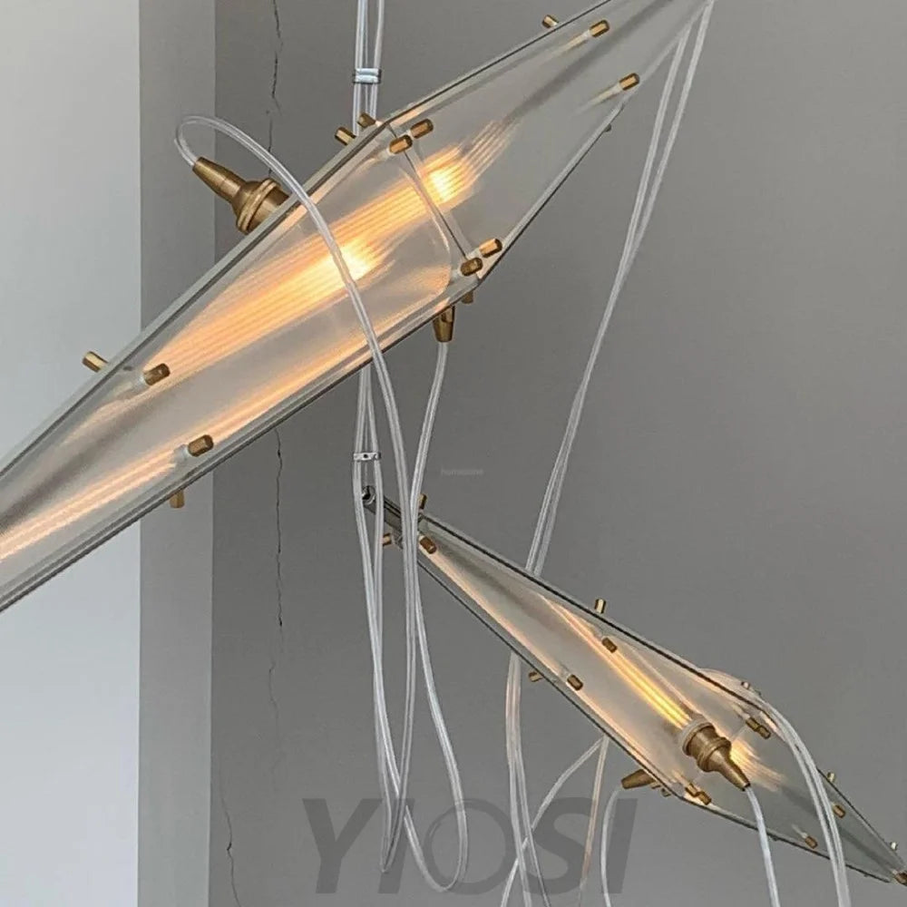 Fragment Pendant Lamp L 30.3″ - Swab-1-Yiosilamp
