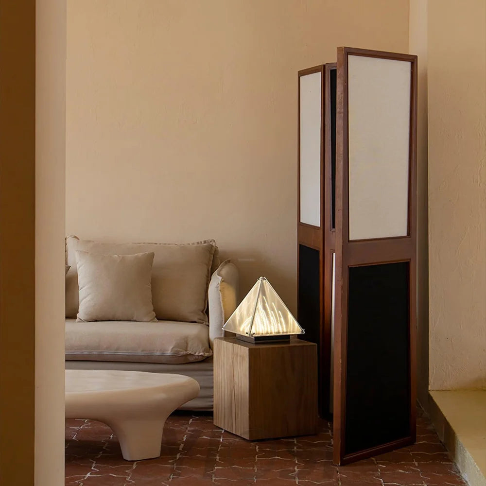 Fragment Table Lamp  ∅ 11.4″ - Art Glass-1-Yiosilamp