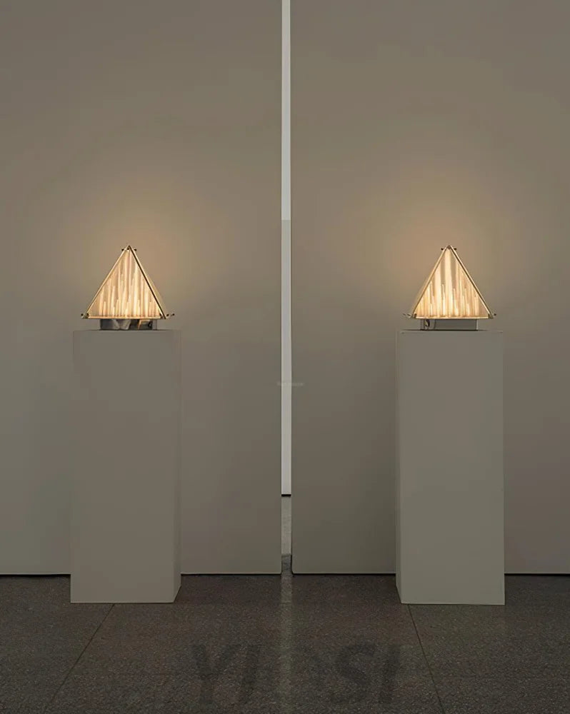 Fragment Table Lamp  ∅ 11.4″ - Art Glass-1-Yiosilamp