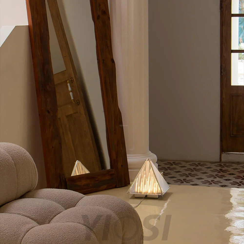 Fragment Table Lamp  ∅ 11.4″ - Art Glass-1-Yiosilamp
