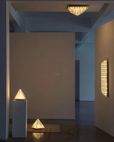 Fragment Table Lamp  ∅ 11.4″ - Art Glass-1-Yiosilamp