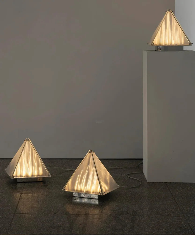 Fragment Table Lamp  ∅ 11.4″ - Art Glass-1-Yiosilamp