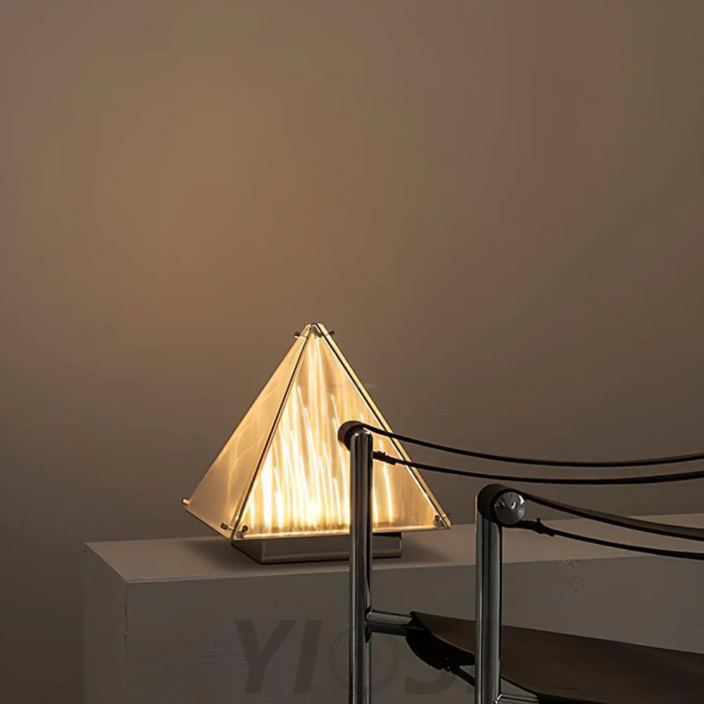 Fragment Table Lamp  ∅ 11.4″ - Art Glass-1-Yiosilamp
