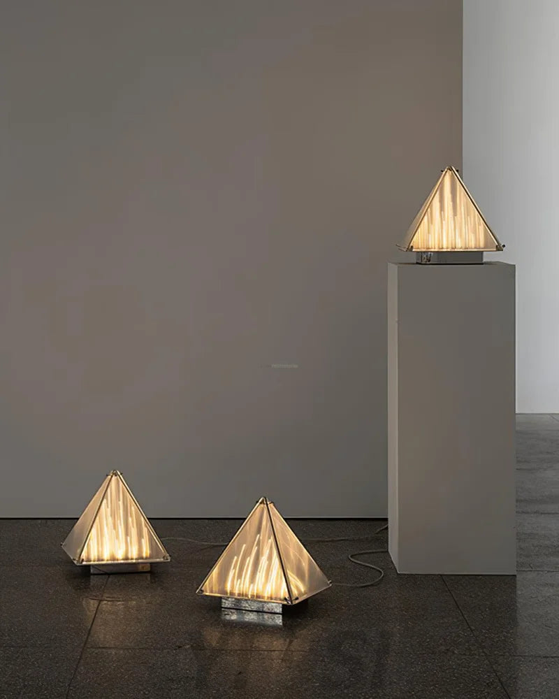 Fragment Table Lamp  ∅ 11.4″ - Art Glass-1-Yiosilamp
