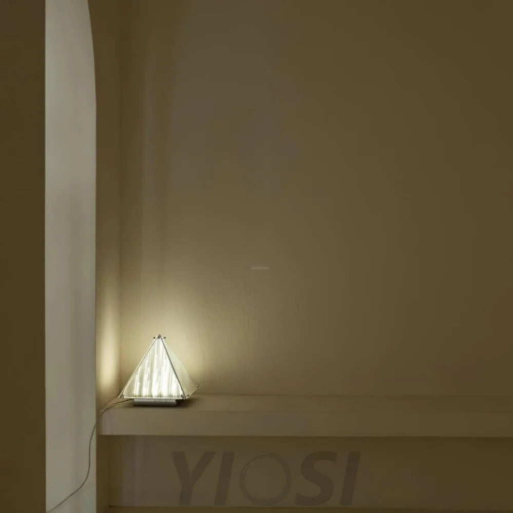 Fragment Table Lamp  ∅ 11.4″ - Art Glass-1-Yiosilamp