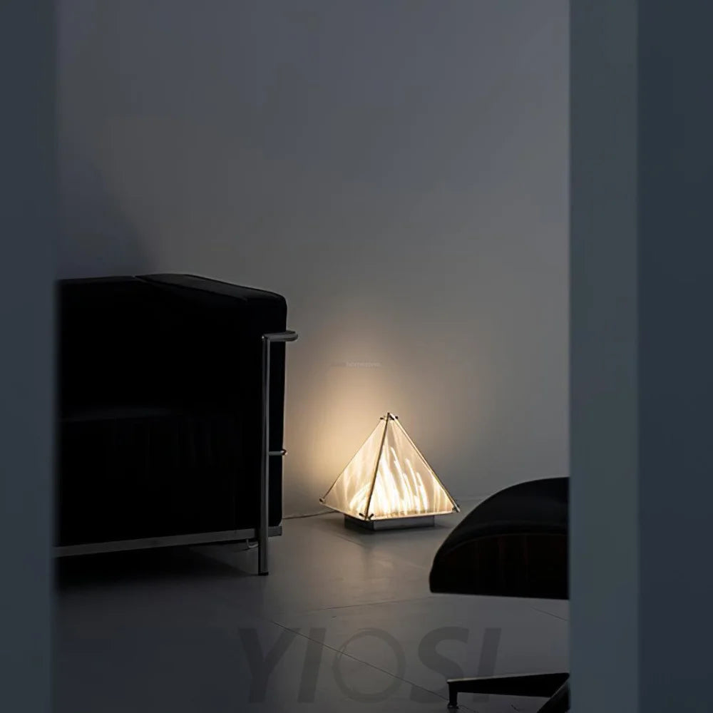 Fragment Table Lamp  ∅ 11.4″ - Art Glass-1-Yiosilamp