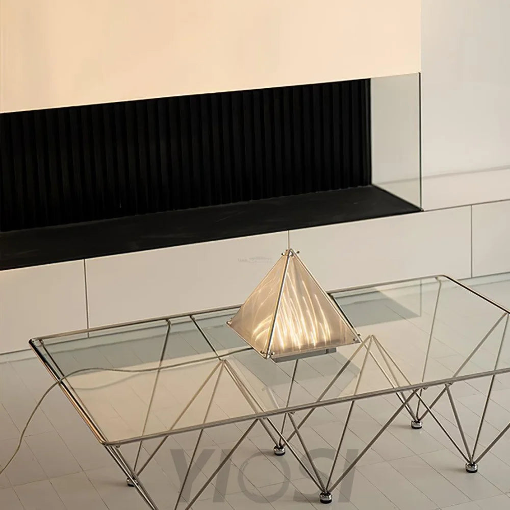Fragment Table Lamp  ∅ 11.4″ - Art Glass-1-Yiosilamp