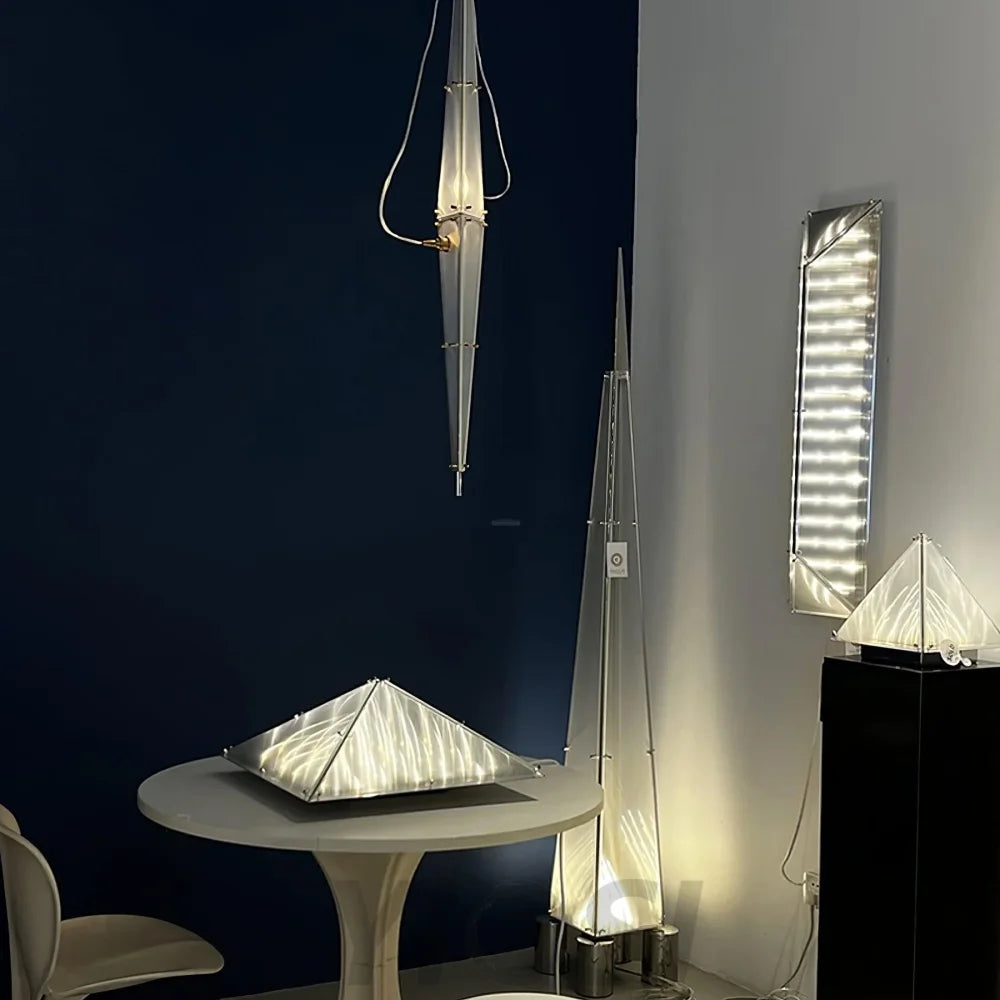 Fragment Table Lamp  ∅ 11.4″ - Art Glass-1-Yiosilamp