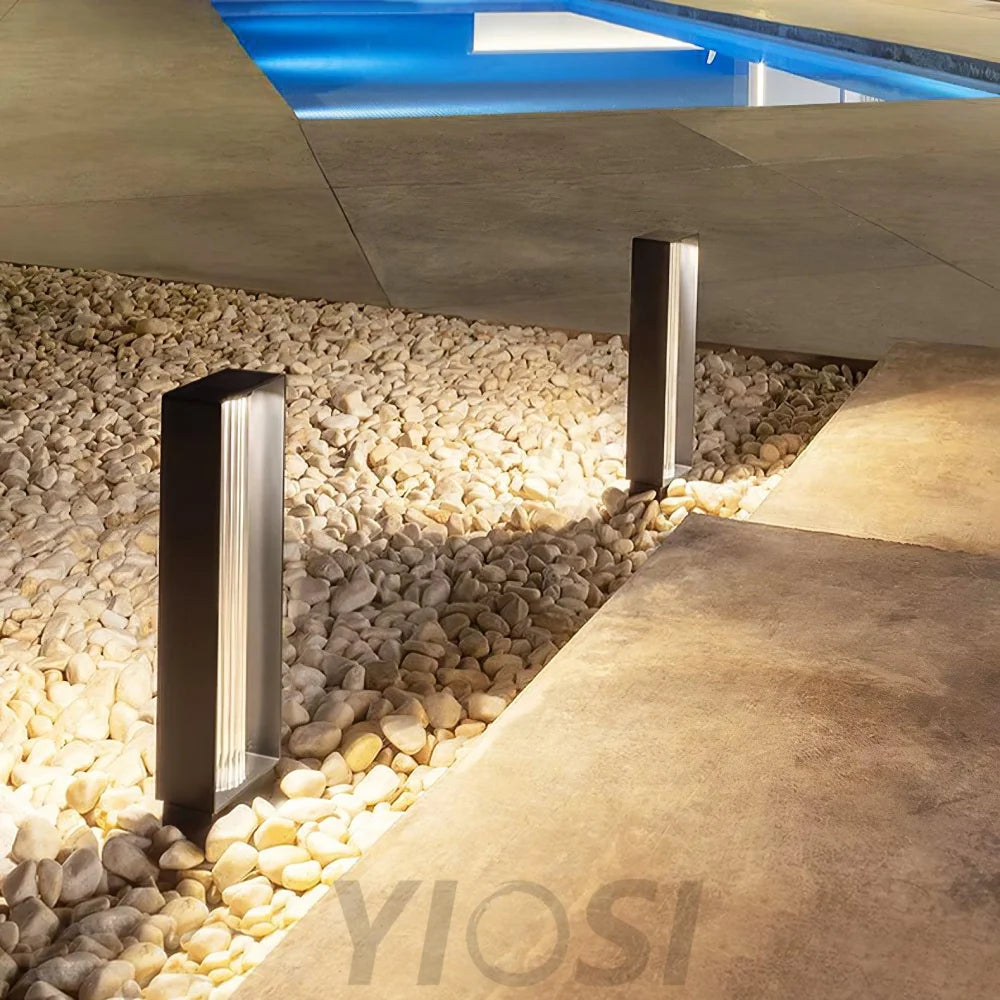 Frame Outdoor Floor Lamp Pillar - Pillar-1-Yiosilamp