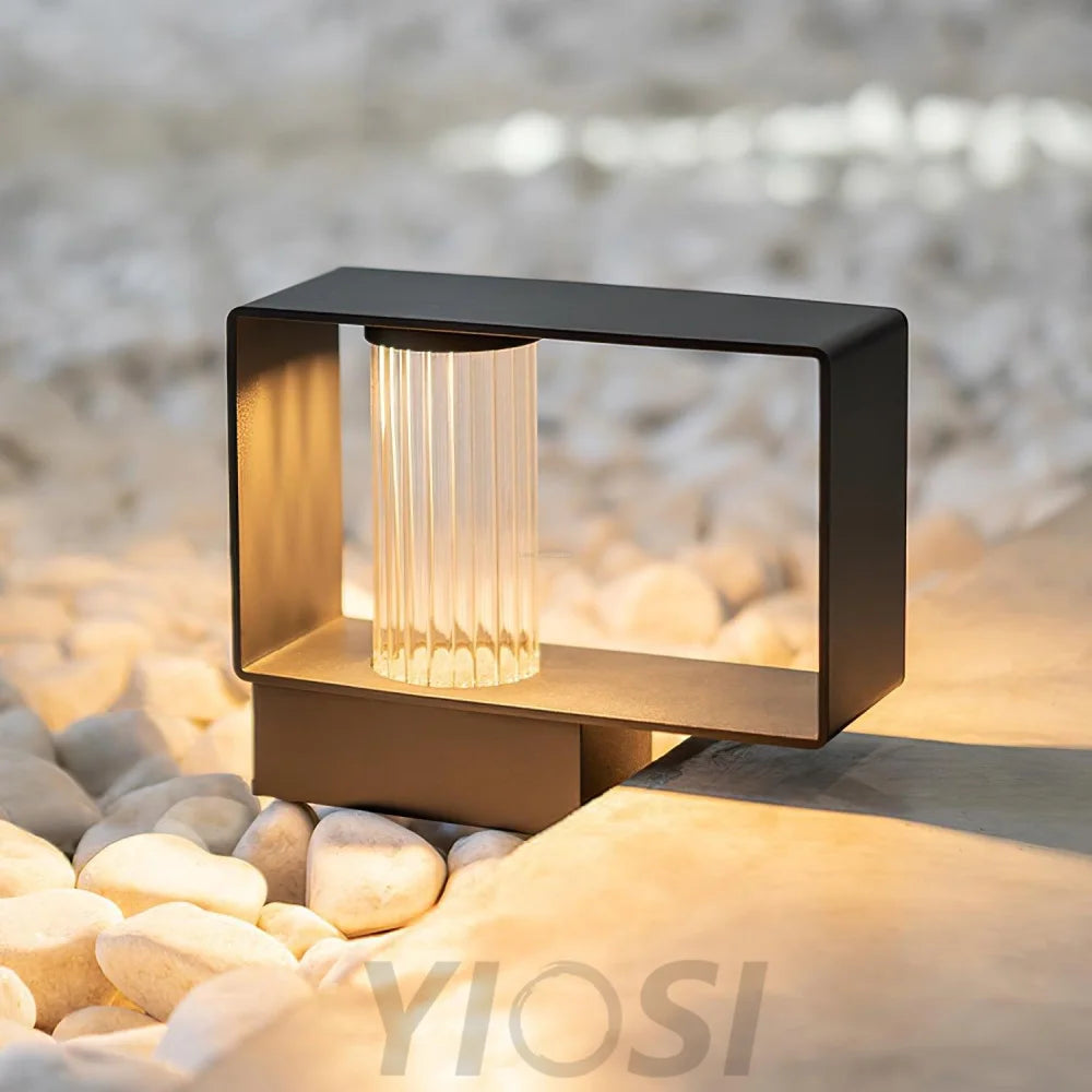 Frame Outdoor Floor Lamp Pillar - Pillar-1-Yiosilamp