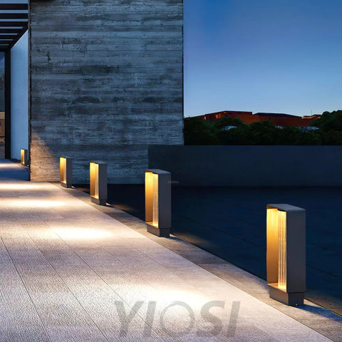 Frame Outdoor Floor Lamp Pillar - Pillar-1-Yiosilamp