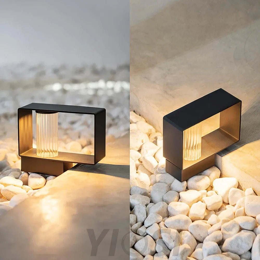 Frame Outdoor Floor Lamp Pillar - Pillar-1-Yiosilamp