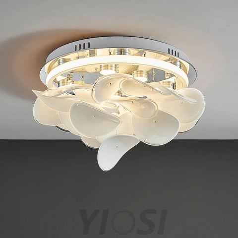 French Radici Petal Ceiling Lamp ∅ 15.7″~∅ 31.5″ - Flush Mounts-1-Yiosilamp